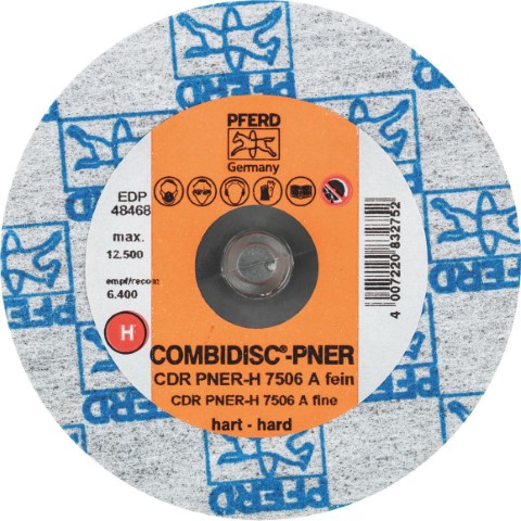 PFERD COMBIDISC NON-WOVEN DISC ALUM OX 75MM FINE PNER HARD